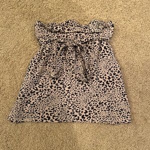 NEW W/O TAGS Animal Print Paperbag Skirt Size XXS by AMERICAN EAGLE